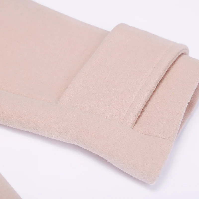 Winter 2020 New Pink Versatile Wool Coat Medium