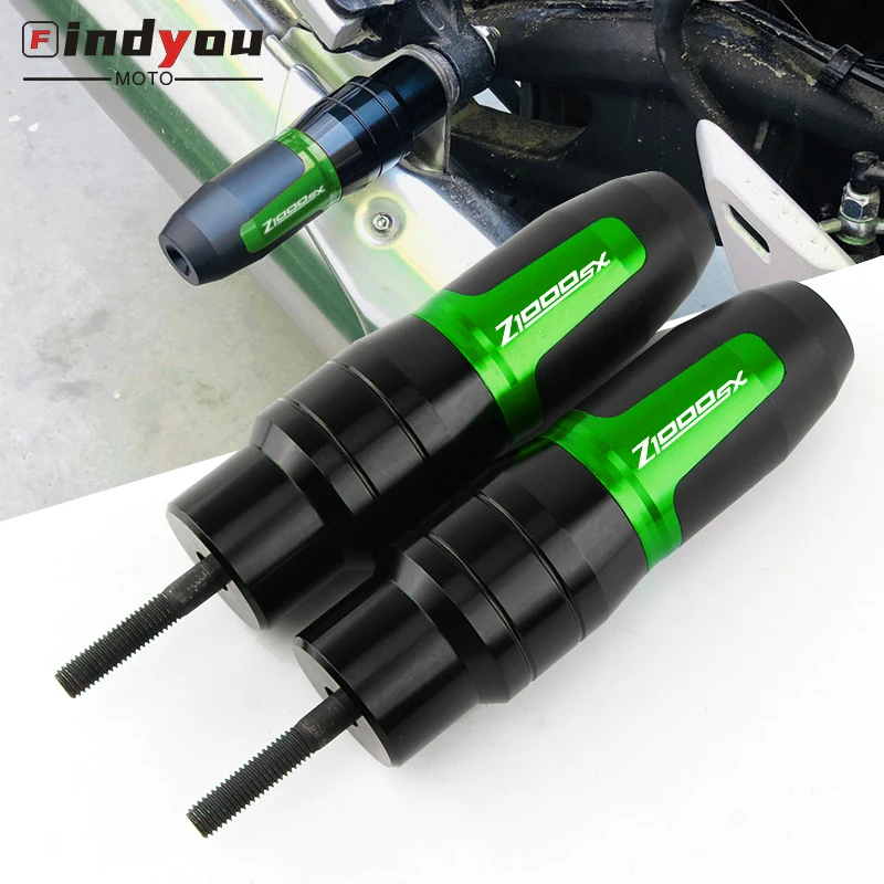 С логотипом z1000sx для KAWASAKI Z1000SX Z1000 SX мотоцикл CNC алюминиевая рамка Противоударная