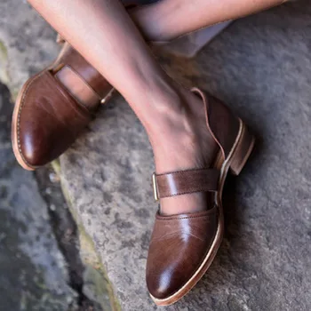 

Fashion Retro Shoes Women Spring And Summer Comfortable High Heels Breathable Casual Hiking Outdoor Large Size Women Sandals
