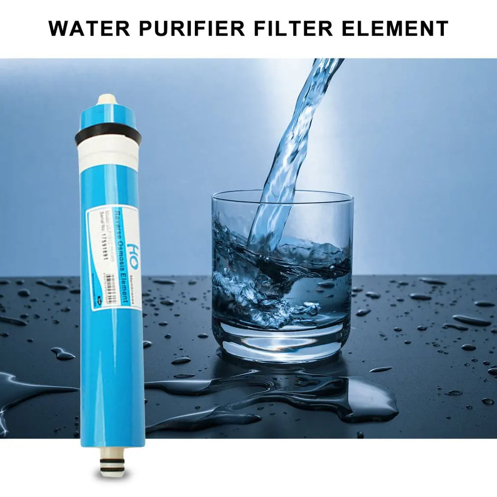 

2 Pcs Ro Filter Membrane Osmosis Water Filter Cartridge Ro 50gpd 75gpd Home Replacement Reverse Osmosis Membrane 295mm Ty1658