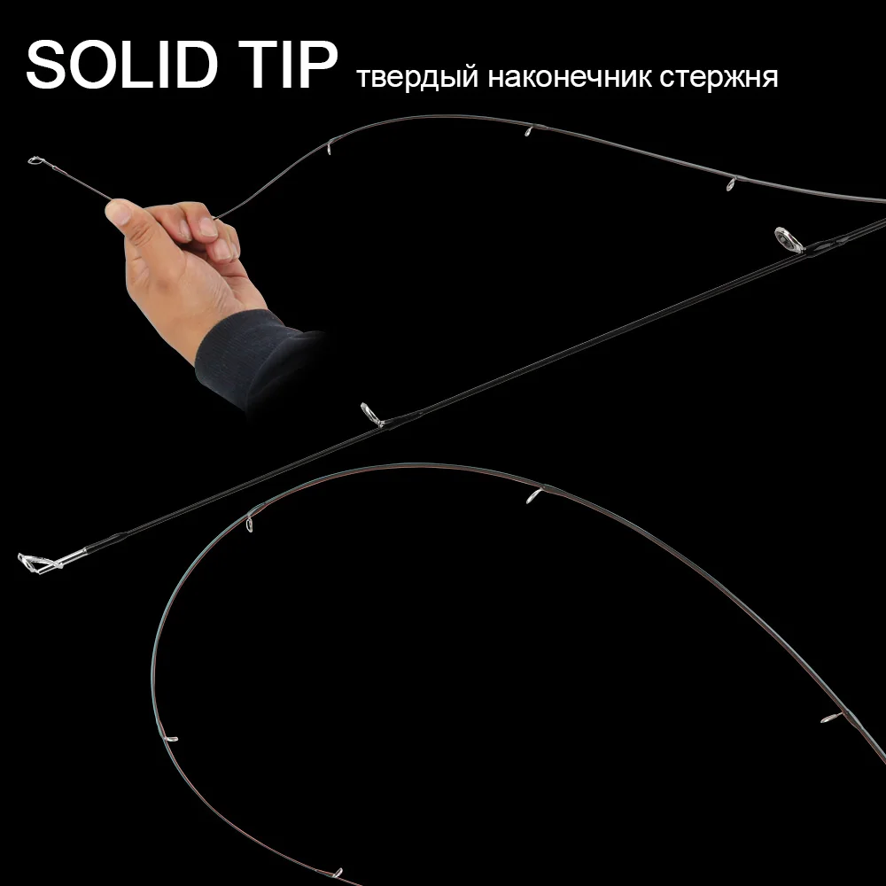 Spinpoler, портативная спиннинговая удочка, 1,5-2,1 м, 8-12 г, вес приманки, сверхлегкие удочки, 10-25 фунтов, вес лески, Мягкая приманка