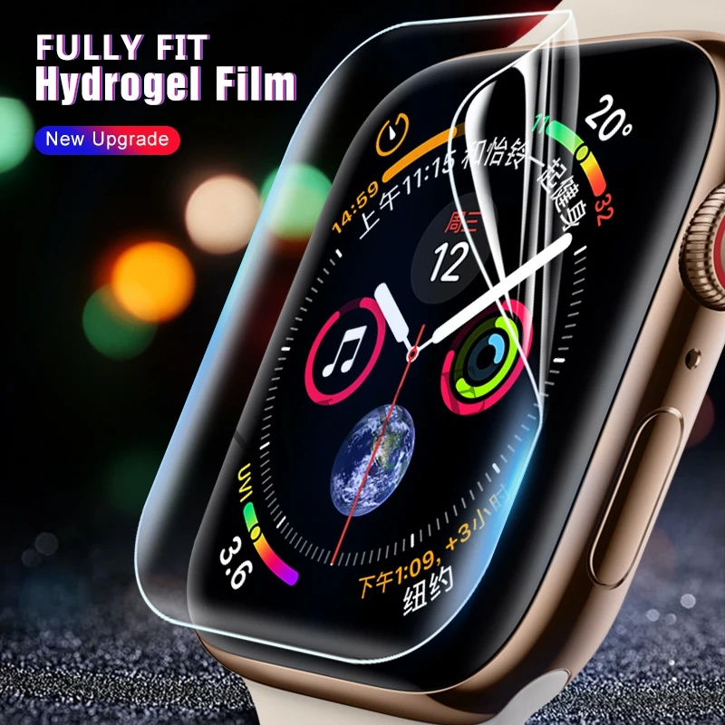 

Transparent Ultra Thin Protective Hydrogel Film For iWatch Series 1/2/3/4 38mm 42mm 40mm 44mm Screen Protector Cover Soft Film