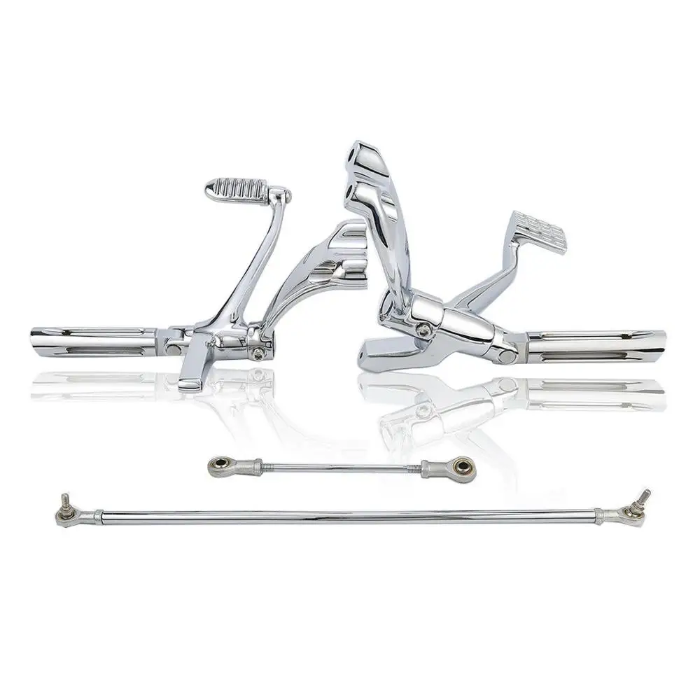 

Motorcycle Forward Controls Pegs Linkage For Harley Sportster 883 1200 XL Iron 883N Custom 2004-2013