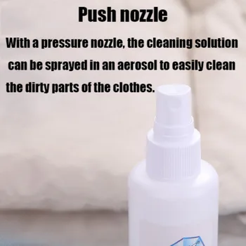 

2019 new Down Jacket Dry Cleaner Convenience Wash-free Spray Cleaning Agent 100ml Liquid Home Dry Cleaning Spray Cleaner