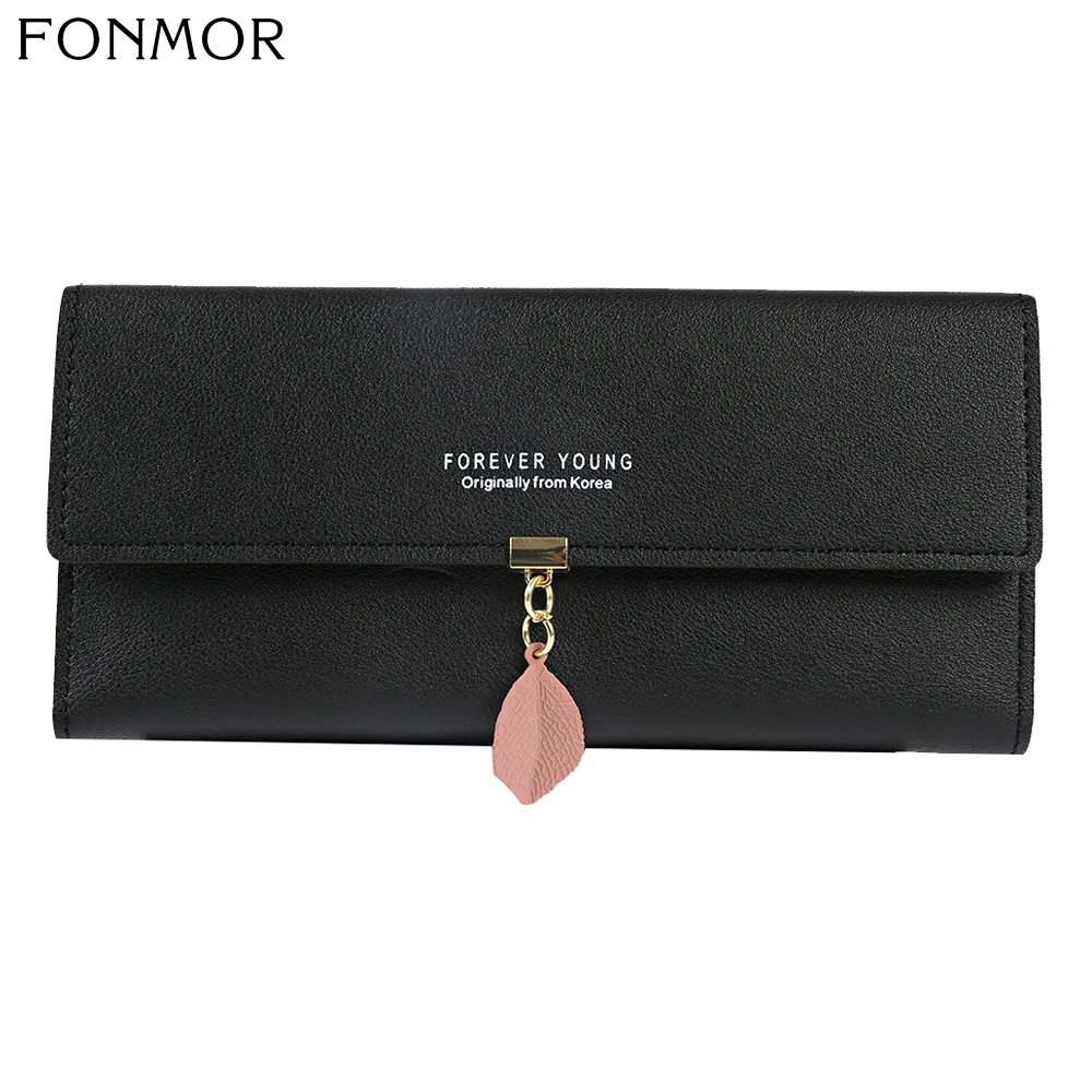 

Women Wallets Long Purse New Luxury Brand Forever Young Woman Wallet Small Card Holder Purse Ladies Leather Women's Wallet Purse