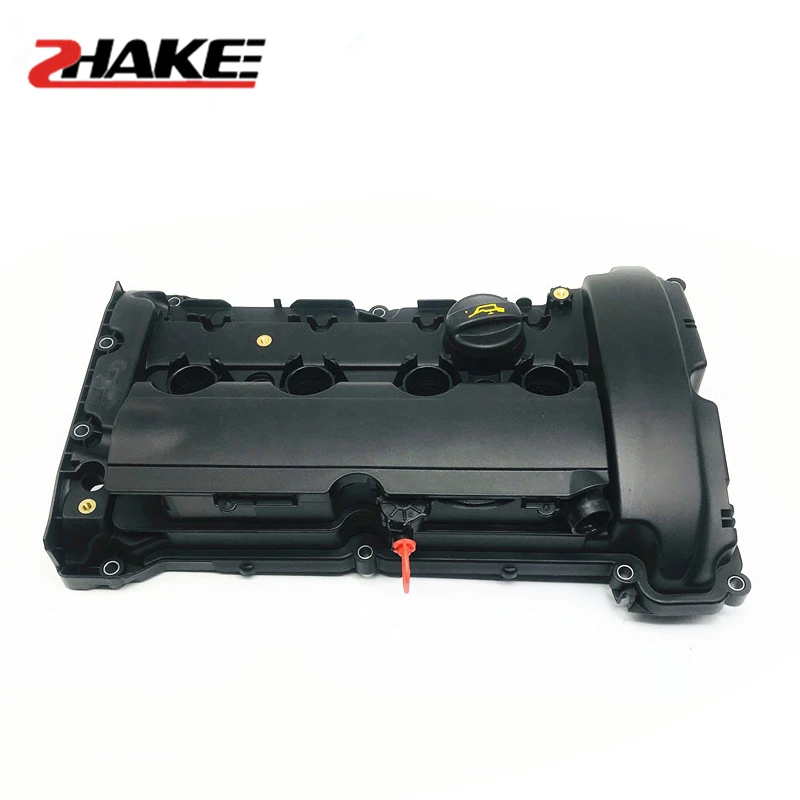 

ZHAKE Engine Valve Cover Camshaft Rocker Cylinder Valve Cover V759886280 for Citroen C4 C5 P-eugeot 308 508 1.6 16V THP EP6
