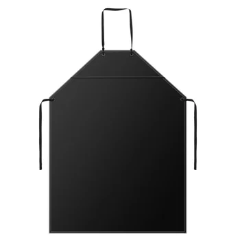 

Waterproof Unisex Heavy Duty Apron for Butchers Kitchen (Black)