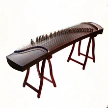 Высокое качество Китай guzheng музыка черное дерево пустой приукрашивать Профессиональный портативный выбрать Zither 21 струны с полными аксессуарами