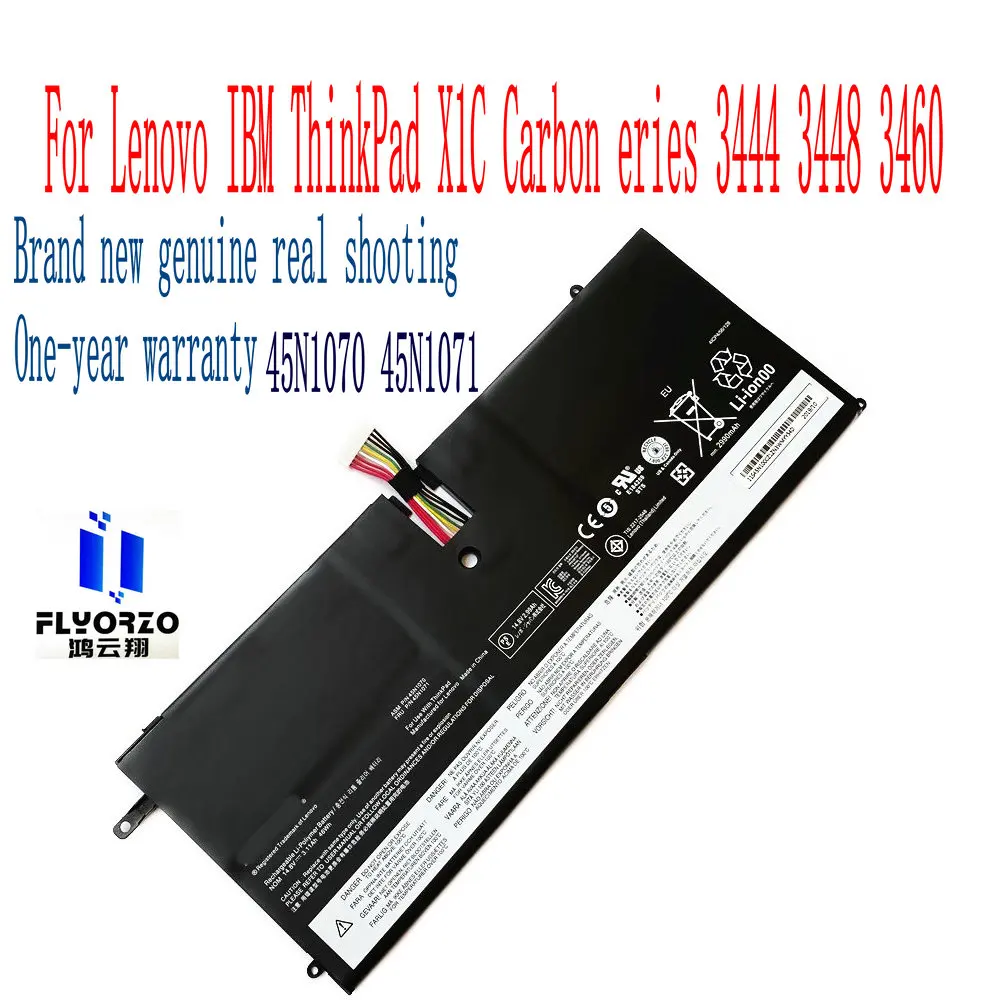 

100% Brand new High Quality 46WH/3110mAh 45N1070 45N1071 battery For Lenovo IBM ThinkPad X1C Carbon eries 3444 3448 3460 Laptop