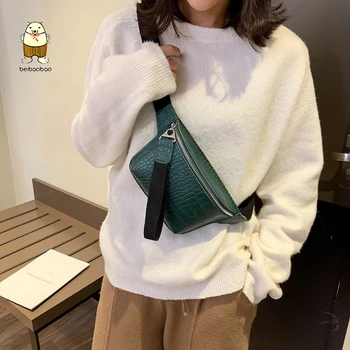 

Beibaobao Pu handbag cross body bag Fashion high quality Women bag crocodile multicolor messenger chest bag clutch female