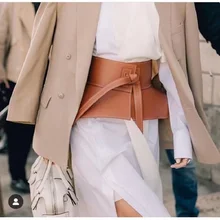 

Lace Up High Waist Wide Belt Corset Leather Match Top Dress Shirt Harness Fashion Accessories Gift Vintage Luxury Designer 2022