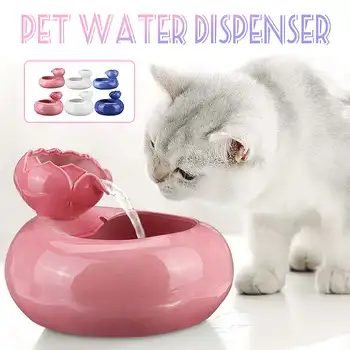 

Automatic Pet Cat Water Fountain Ceramic Mute Dog Water Feeder Purifier Watering Bowl Pet Drinking Fountain Dispenser USB/US/EU