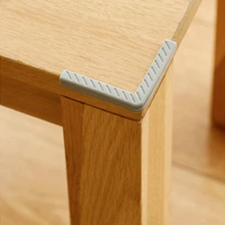 Protecteur d'angle de Table intérieur en Silicone, Mini protecteur d'angle doux gris enfants salon Mesa meubles enfants cuisine OC50MB 