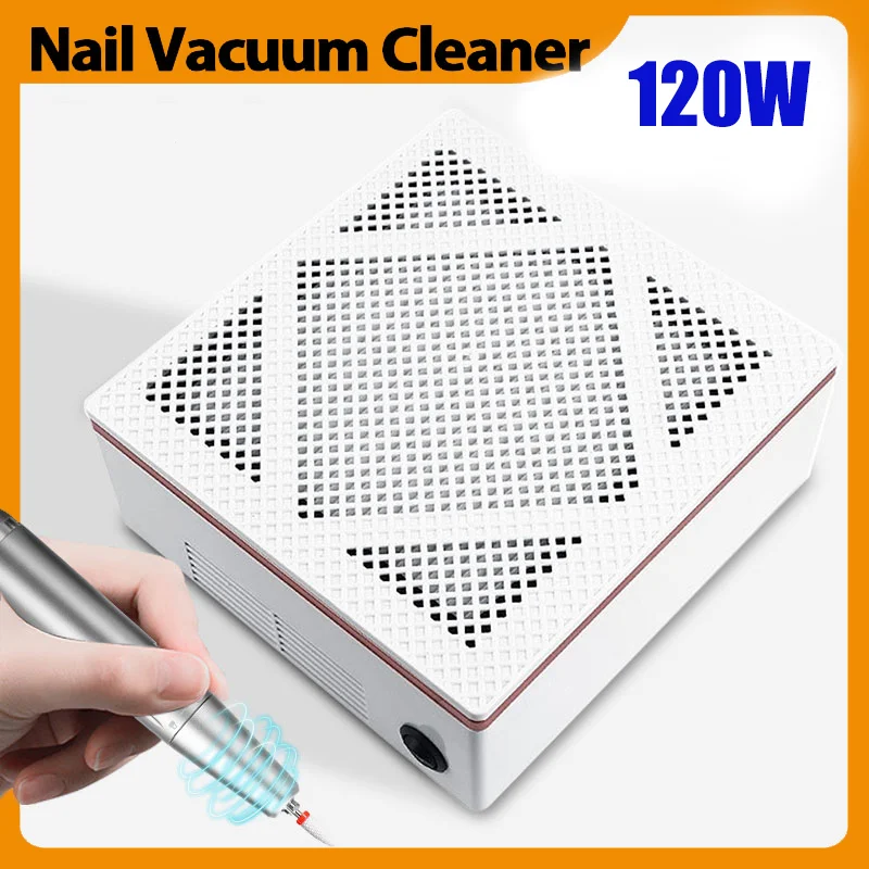 

Пылесос маникюрный мощный с мощным всасыванием, 120 Вт