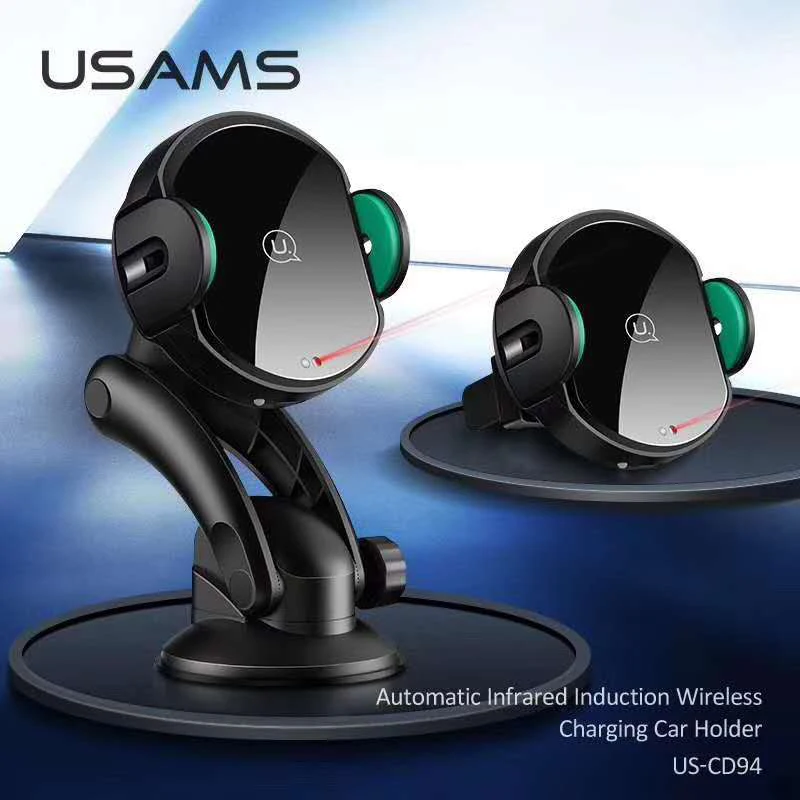 

Car Qi Wireless Charger For iPhone XS Max X 8 10w Fast Wirless Charging Wireless Car Charger For Samsung S10 Xiaomi Mi 9