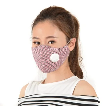 

20 PCS PM2.5 masks dust-proof anti-smoke protective mask with breathing valve washable insertable filter mask fast shipping