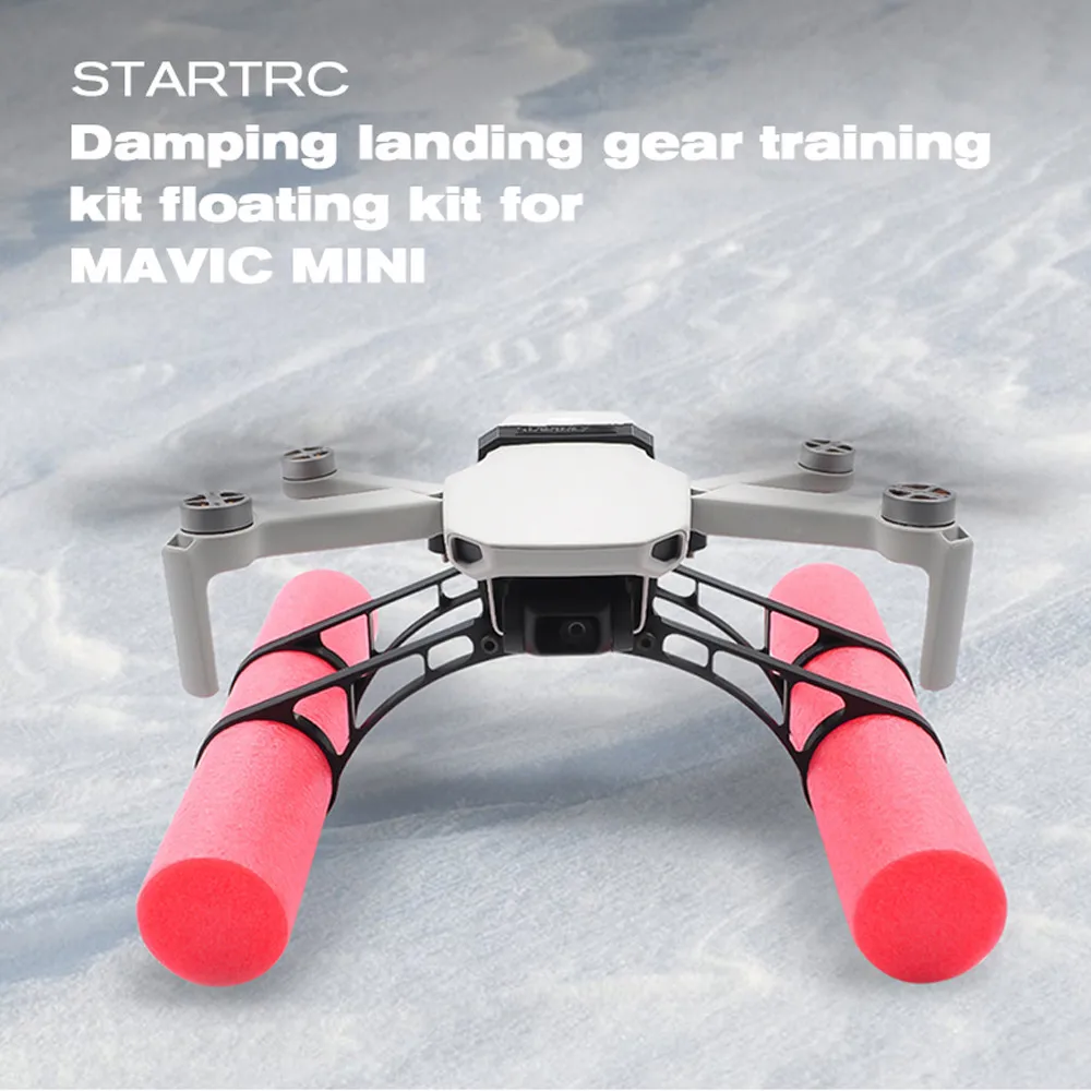 Landing Gear Extension Floating Kit for DJI Mavic Mini RC Drone Landing on Water Buoy bar height scaffold kit 1121#C
