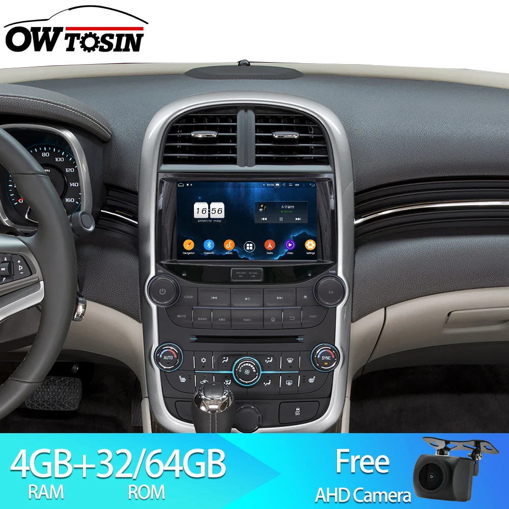 Автомагнитола Owtosin мультимедийный видеоплеер навигация GPS Android 9 0 для Chevrolet Malibu 2012