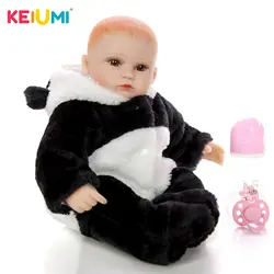 17 дюймов новый дизайн Reborn Baby Doll ткань тело мягкие Boneca реалистичные куклы для новорожденных девочек Игрушки для малышей Подарки на день