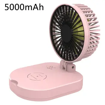 

Portable Foldable Handheld Cooling Fan Adjustable USB Rechargeable Mini Air Cooler Power Bank M6CB