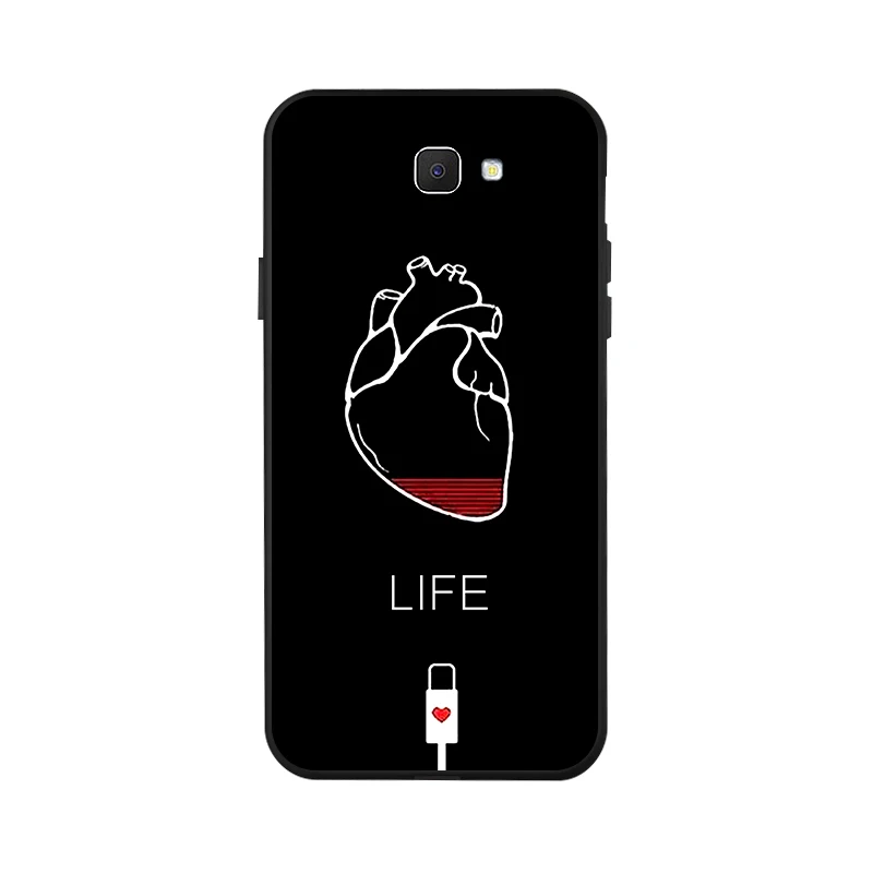 Черный силиконовый чехол для samsung Galaxy J5 Prime чехол s TPU чехол для телефона samsung J5 J7 Prime J530 J730 J7 Pro Чехол - Цвет: X075