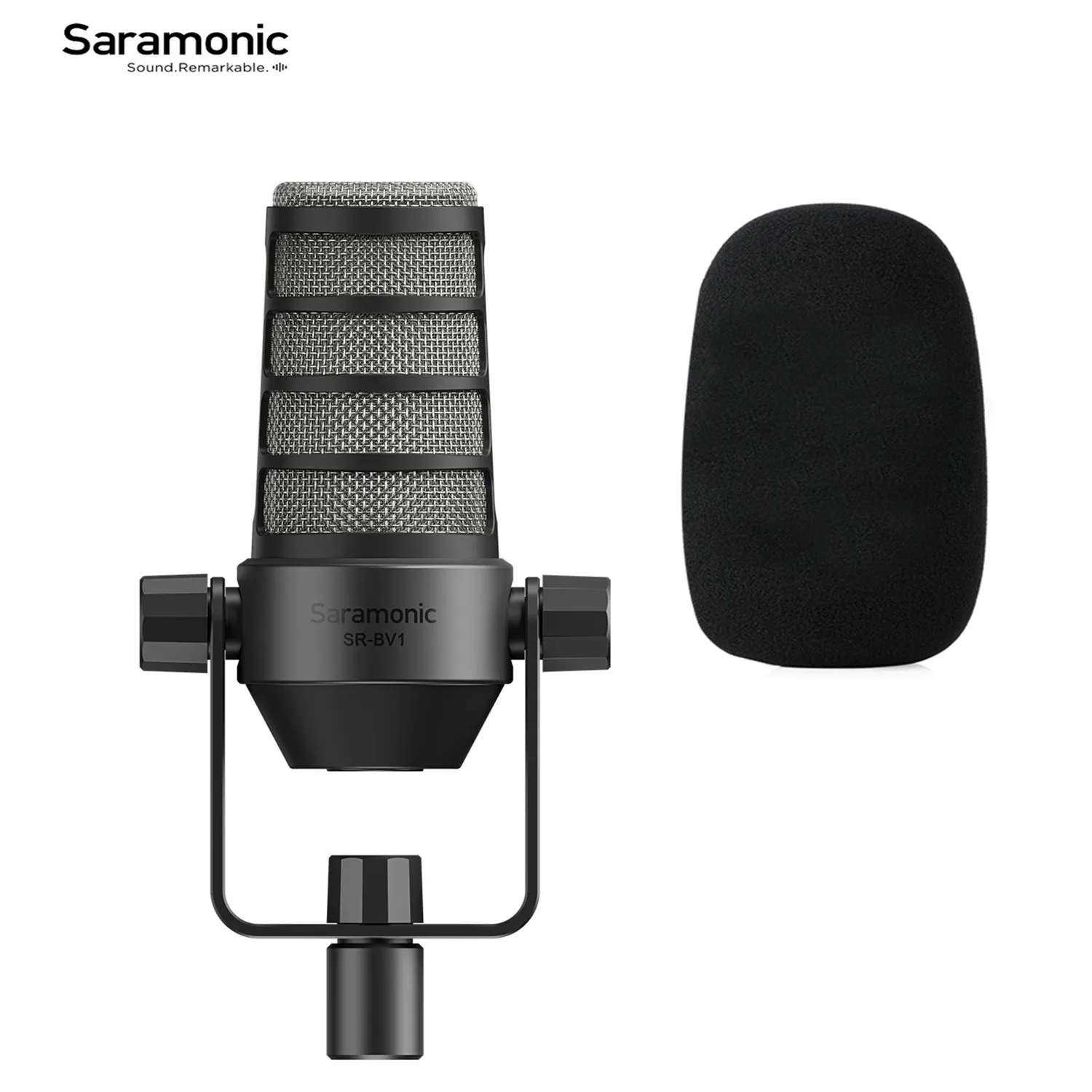 Кардиоидный микрофон Saramonic SR-BV1 для динамического вещания подкастинга и