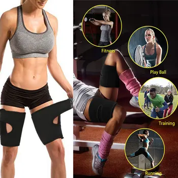 

CALOFE Leg Belt Sweat Thigh Trimmer Sweat Band Leg Slimmer Weight Loss Neoprene Gym Workout Corset Thigh Slimmer Tone Legs Strap