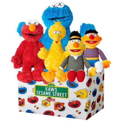 TAKARA TOMY 5 стиль kaws ELMO большая птица Аниме фигурки и игрушки модель игрушки для детские плюшевые игрушки