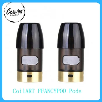 

Newest 2pcs/pack 1.6oh/1.2ohm CoilART FFANCYPOD Kit Replacement Pods with 2.0ml capacity&leak-proof side refill design