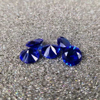 

High quality gemstones,Royal blue color glass,Round shape,for jewelry making(1000pcs)