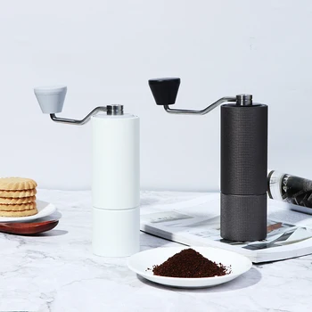 

Chestnut Aluminum Manual Coffee Grinder Stainless Burr Grinder Coffee Milling