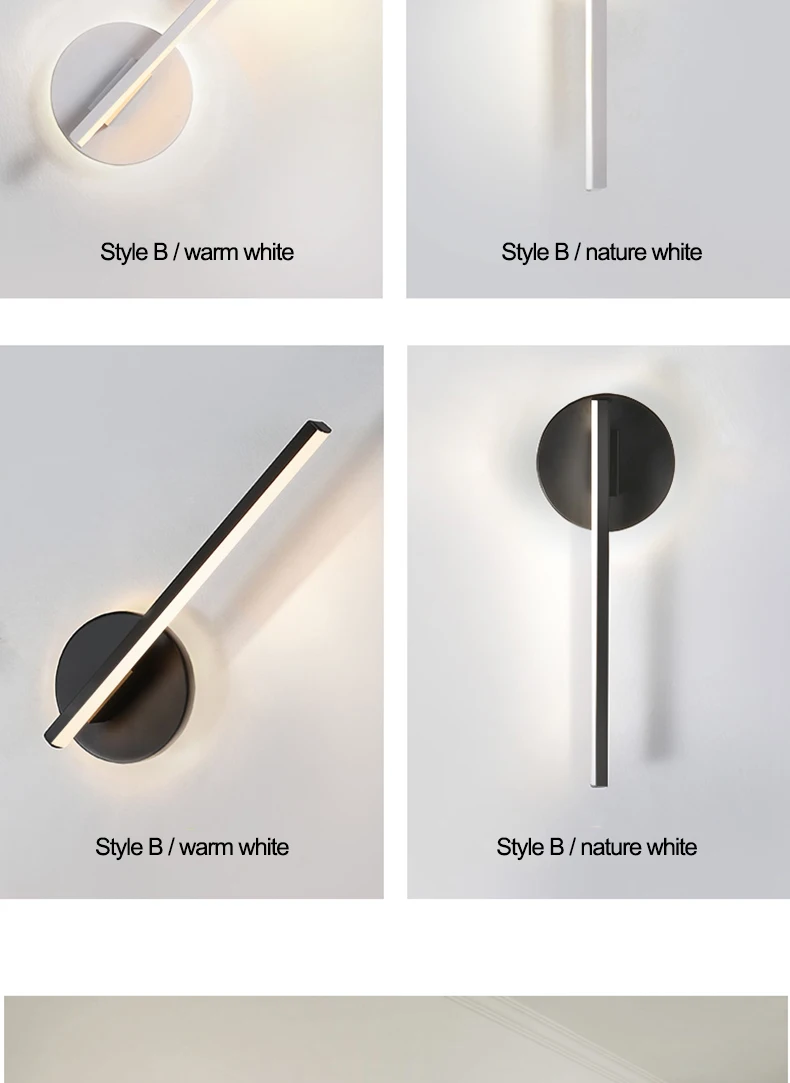 北欧壁灯-卧室简约现代led灯具创意个性客厅书房墙壁过道墙床头灯-tmall_08