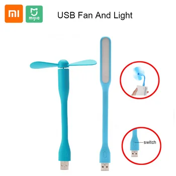 

Original Xiaomi Mi LED USB Light Lamp Enhanced Version + Mi USB Fan Portable Adapter for Laptop Notebook PC Computer Power Bank