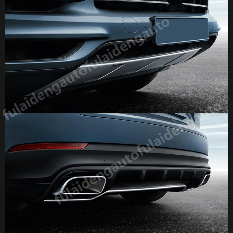 2 шт для Porsche Cayenne Передняя Задняя опорная пластина бампер защитная доска защитные решетки автомобильные аксессуары