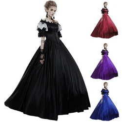 Robe longue style rétro pour femmes, vêtements Cosplay, gothique, victorien, Steampunk, Vintage, nouvelle collection 
