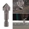 6 Flute Countersink Drill Bit 90 Degree Point Angle Chamfer Cutting Woodworking Tool 19QB ► Photo 1/6