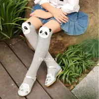 Cartoon Kids Socks Girls long Socks Cotton Knee High Leg Warmers Socks Long Tube Princess Children's Knee Socks Kid Dance Sock 4