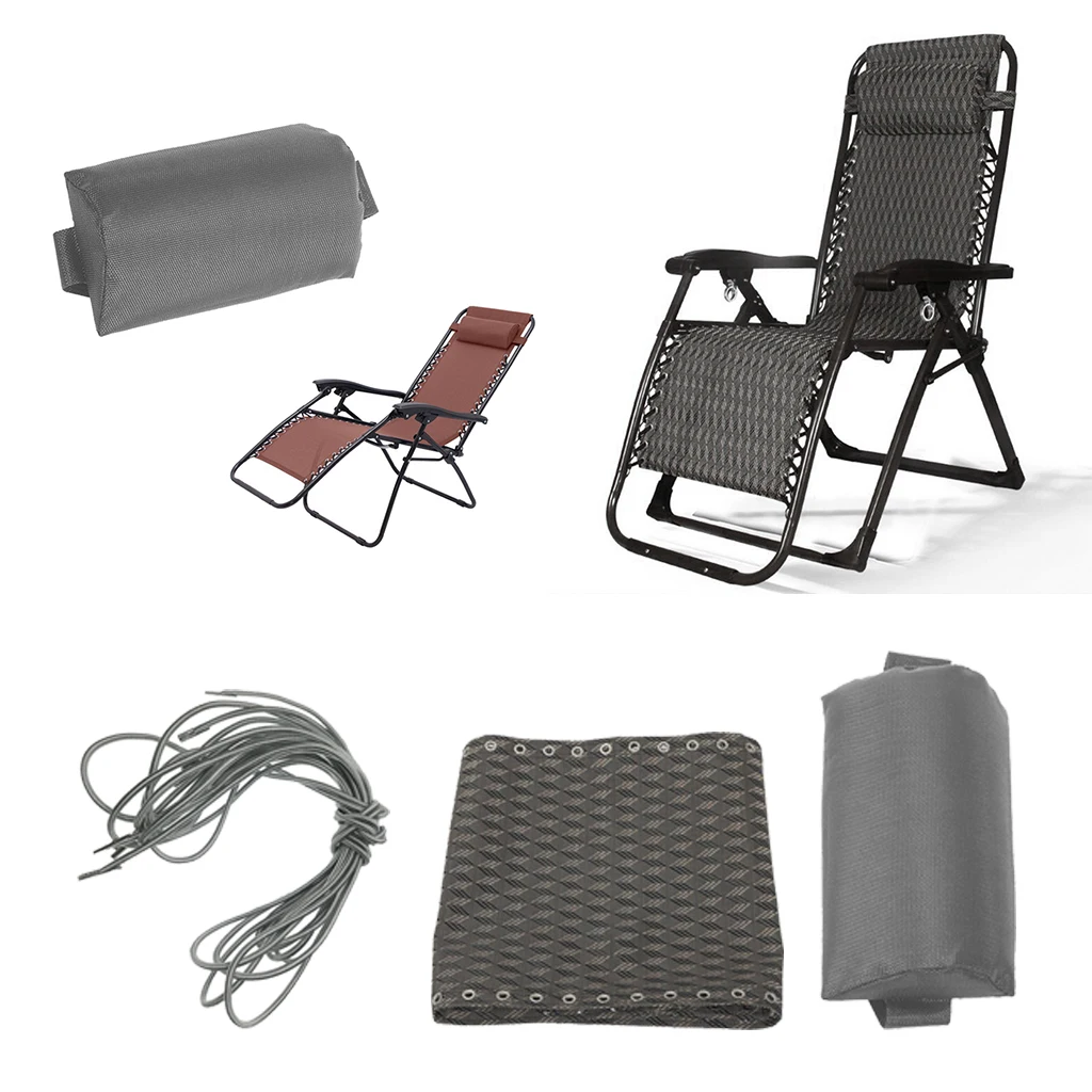 Folding Sling Chair Replacement Cloth for  Chair Lounge Recliner 