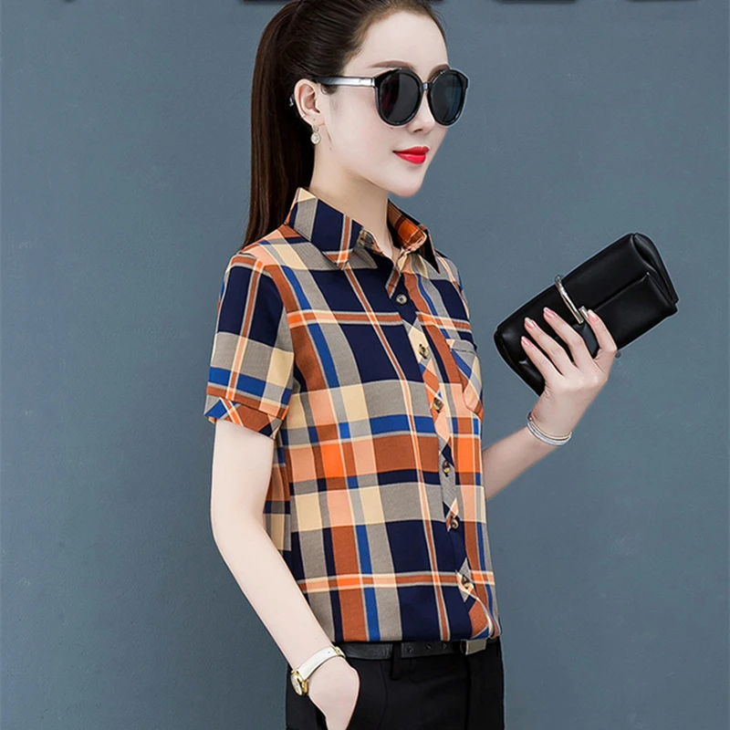 

Japanese Fashion Chiffon Women Blouses Office Lady Shirt and Blouse Plus Size XXXL Summer Short Sleeve Womens Tops and Blouses