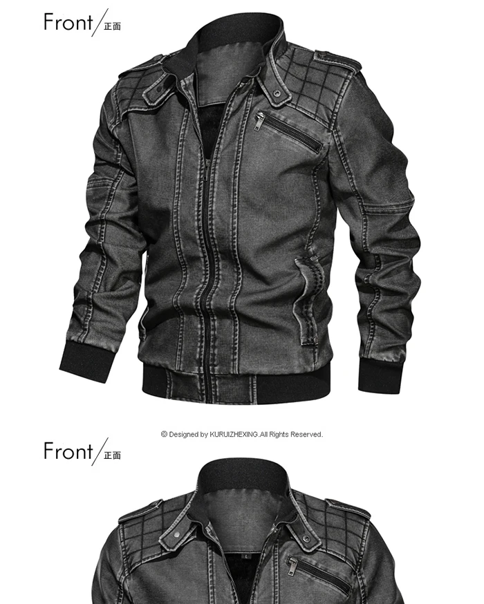 Джинсовые куртки для мужчин Модные мужские s осенние уличные Chaqueta Giubbino Uomo Jaqueta Camuflada коричневые Jaqueta couro 811 70B0956