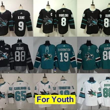 Детская Молодежная одежда Сан-Жозе Брент Бернс Erik Karlsson Joe Thornton Logan от кутюр Joe Pavelski Evander Kane