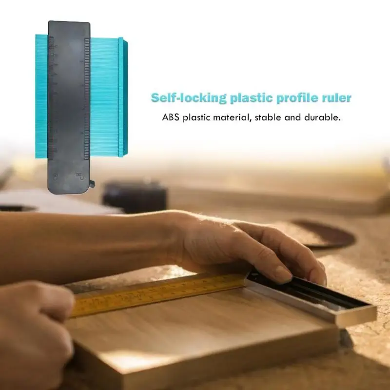 Plastic Profile Copy Duplicator Contour Gauge Stable Lock Function Cutting Forming Durable Self-loc