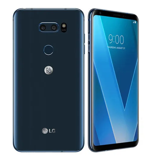 Разблокированный LG V30 H930DS Восьмиядерный 6," 4 Гб ОЗУ 64 Гб ПЗУ задняя камера 16,0 Мп 3 камеры LTE отпечаток пальца сотовый телефон - Цвет: Синий