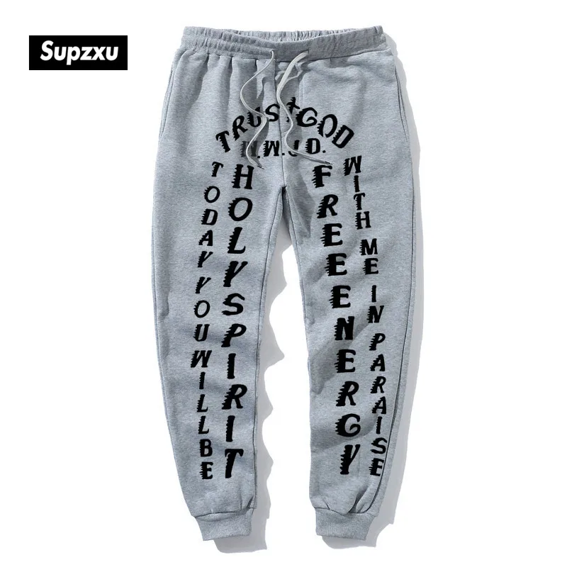 Men Women Pants CPFM TRUST GOD W.W.J.D 