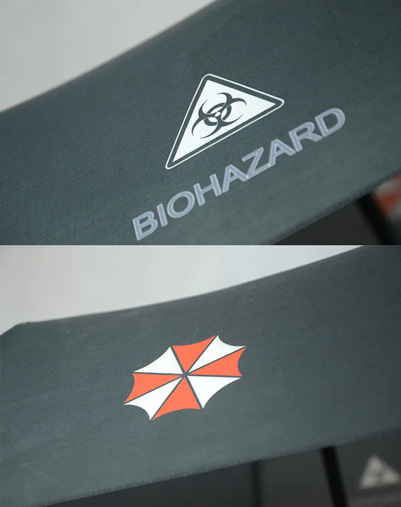 Зонт женский Biohazard полностью автоматический три складные 8K ветрозащитное черное покрытие 99% защита от ультрафиолета, от солнца и дождя зонты мужские
