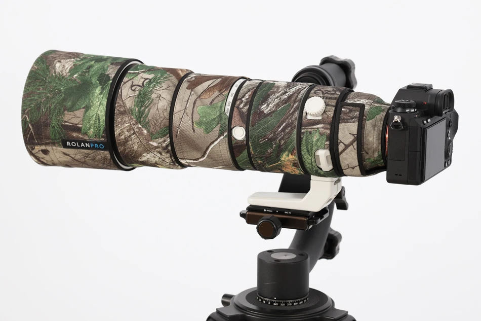 Линзы rolanpro пальто камуфляж дождевик для sony FE 200-600 мм F5.6-6.3 G OSS объектив защитный чехол пистолеты одежда
