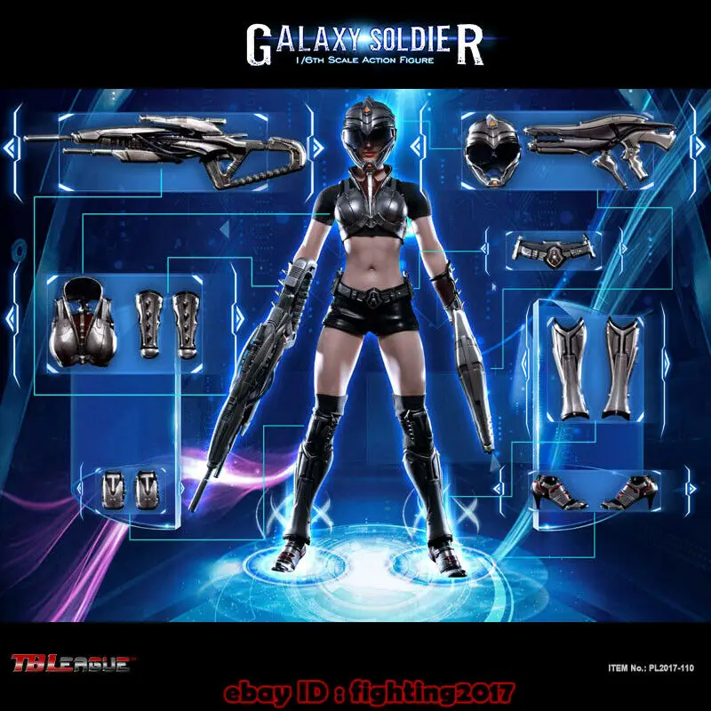 TBLeague PHICEN PL2017-110 1/6 Galaxy Soldier бесшовный Женский Набор фигурок