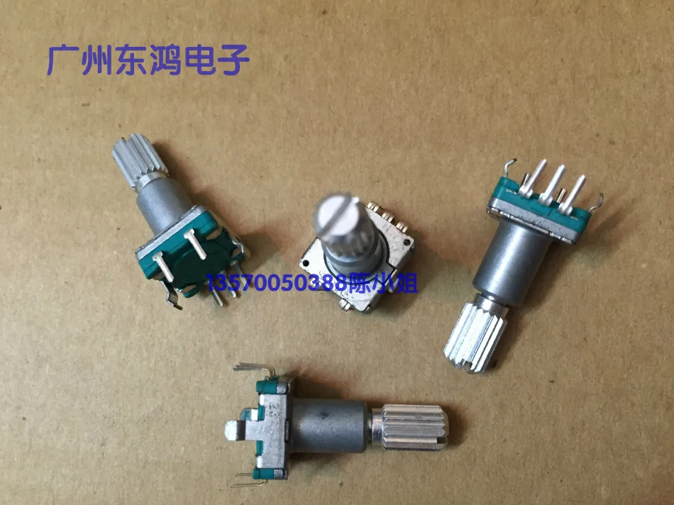 

2PCS/LOT ALPS Alps EC11 encoder with switch 30, positioning number 15, pulse saw shaft length 20MM