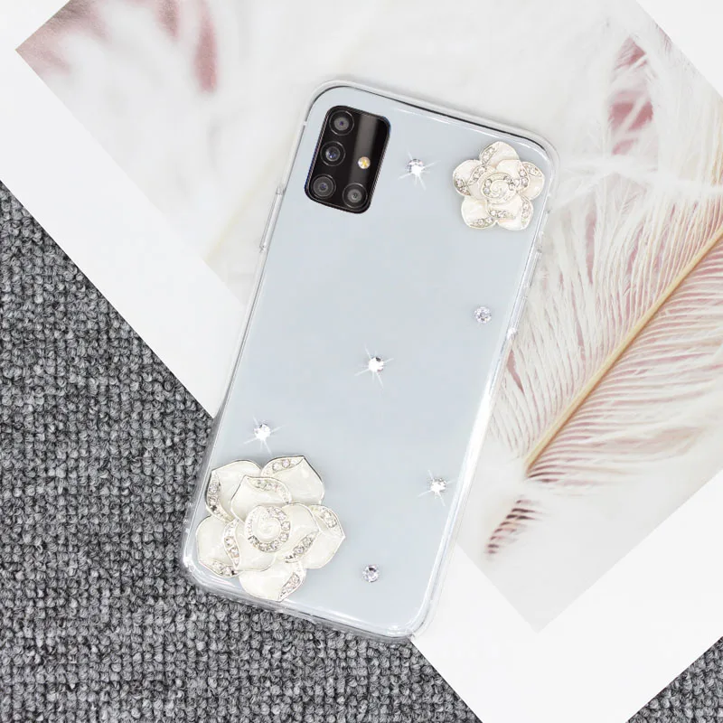 

For Samsung A51 Case Luxury Shiny Diamond Hard PC Material Protection Shockproof Back Cover For Samsung A51 SM-A515 Phone Cases