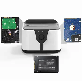 

USB 3.0 to SATA External Hard Drive Docking Station for 2.5/3.5 Support 2 x 6TB